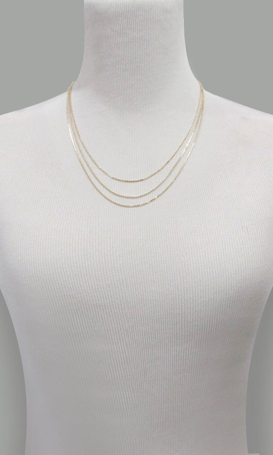 Dainty Basic Stacked Necklace (Multiple Colors)