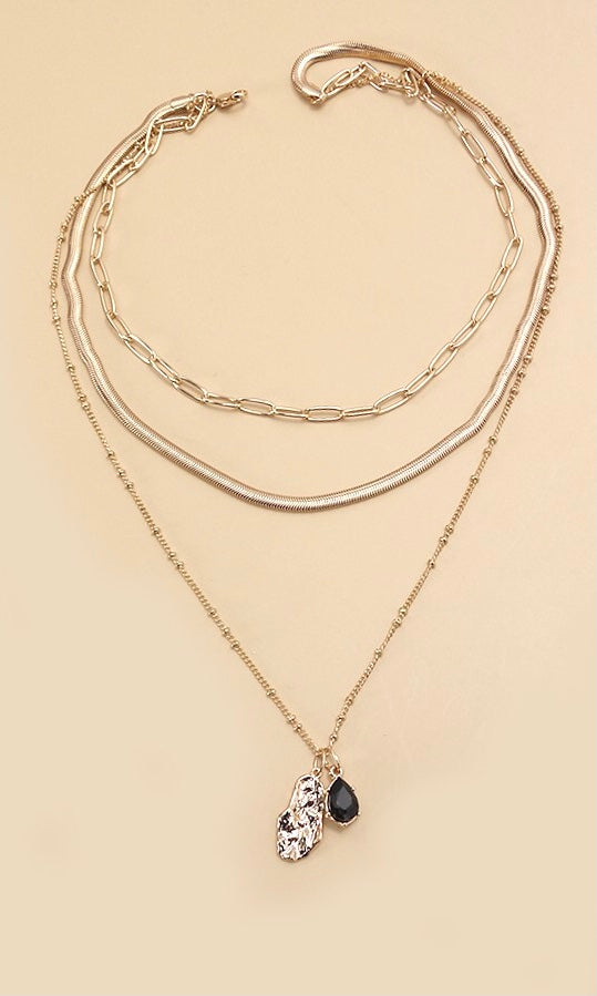 Sapphire Stacked necklace