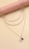 Sapphire Stacked necklace