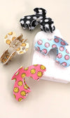 “Smile” Butterfly Clips (Multiple Colors)