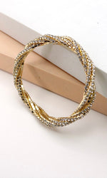 Twisted Diamond Bracelet