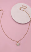 “Saturn” Planet Diamond Necklace