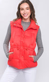 Tomato Puffer Vest