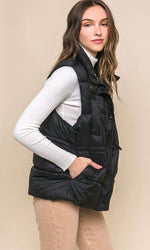 Black Puffer Vest