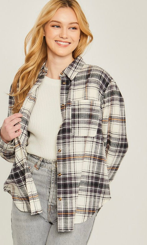 Black Plaid Flannel