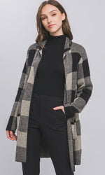 Checkered Cardigan Multiple Colors