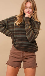 Destiny Wash Olive Sweater