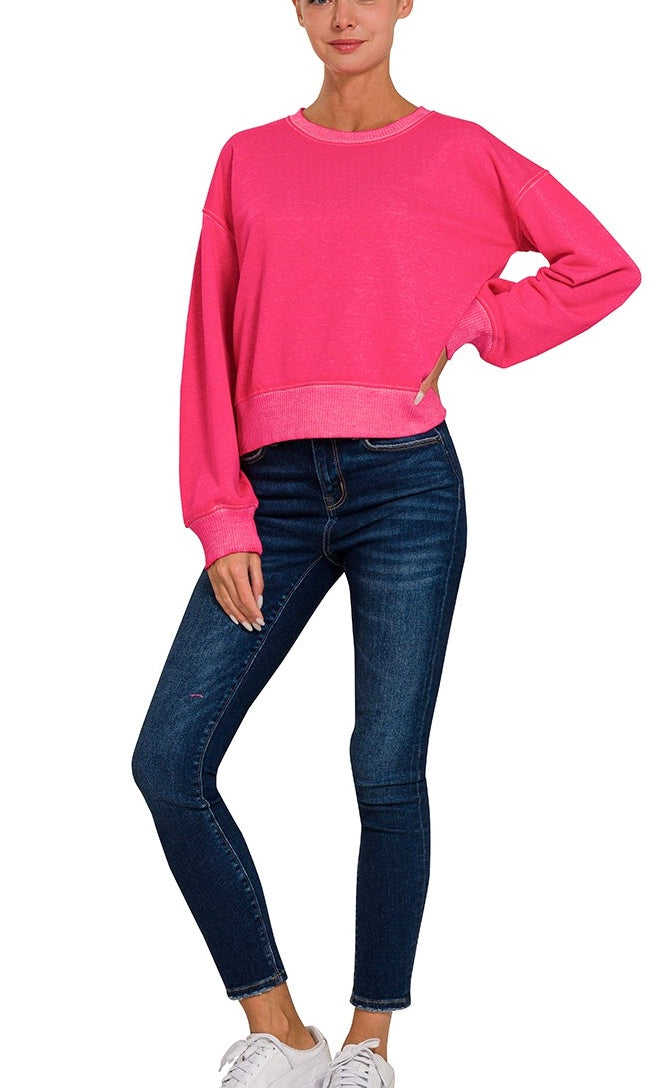 French Terry Pullover Multiple Colors