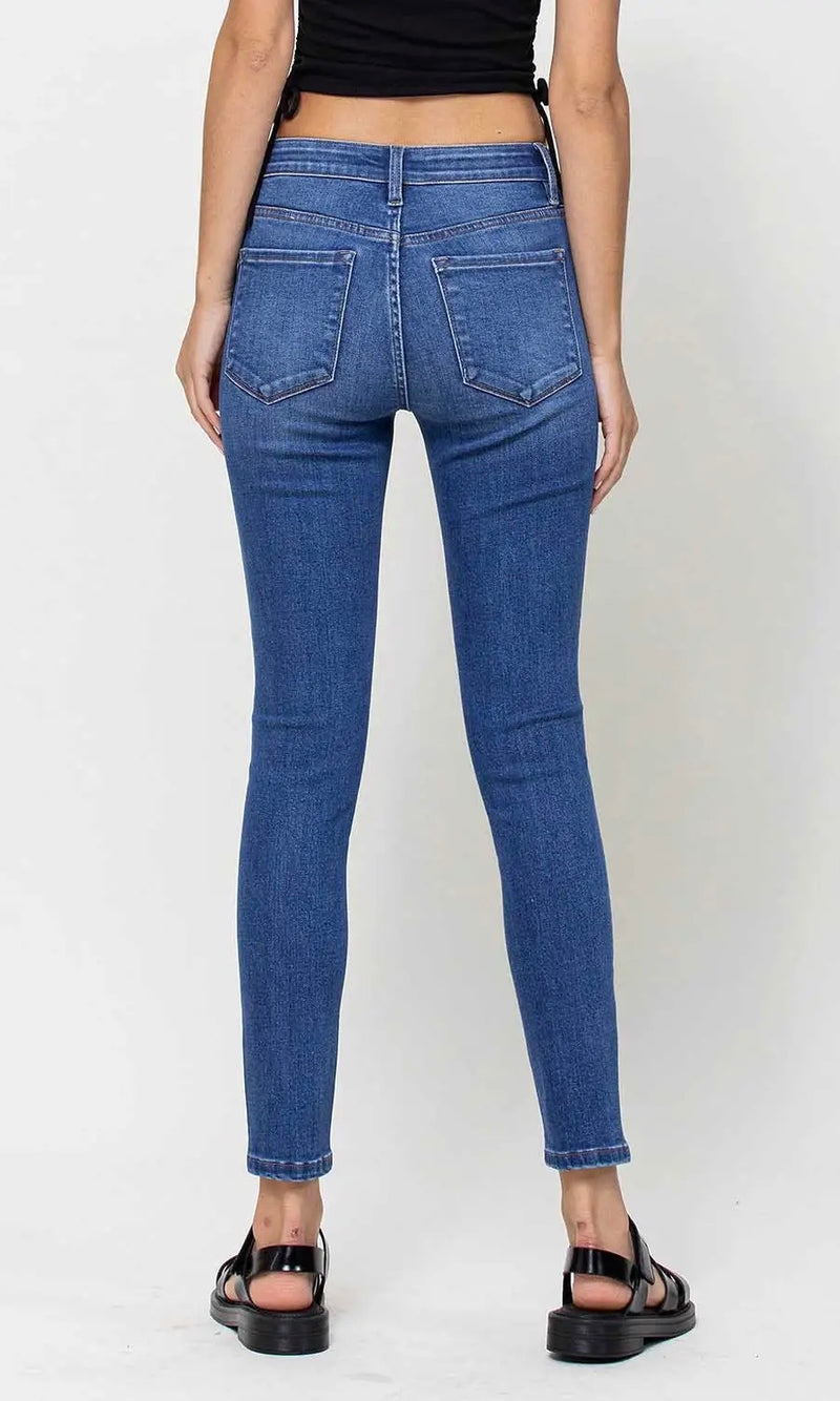 Haylie High Rise Skinny Vervet Denim