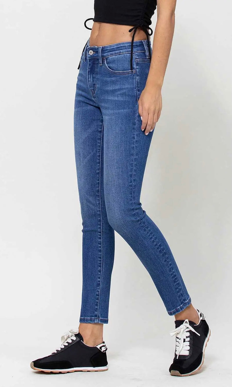 Haylie High Rise Skinny Vervet Denim