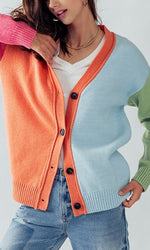 Hailee Multi Color Cardigan