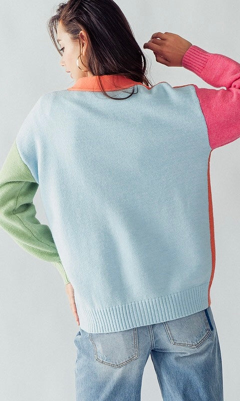 Hailee Multi Color Cardigan
