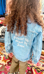 Friend in Jesus Toddler Denim Jacket