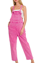 Willow Washed Overalls Multiple Colors