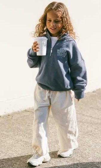 Kids Quarter Zip Christian Hoodie