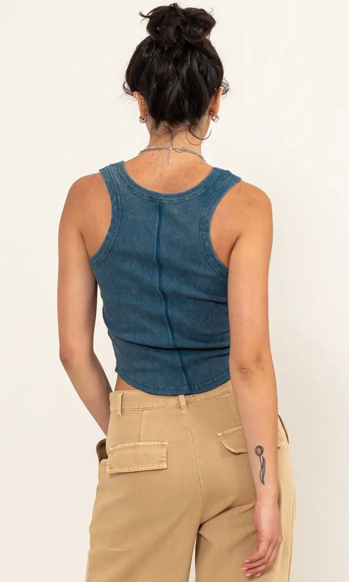 Riley Ribbed Tank (Multiple Colors)