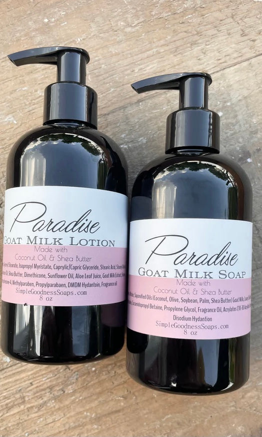 Simple Goodness Paradise Lotion & Hand Soap