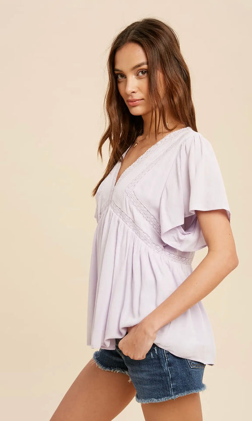 Lilac Blouse
