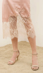 Penelope Pink Lace Trim Skirt