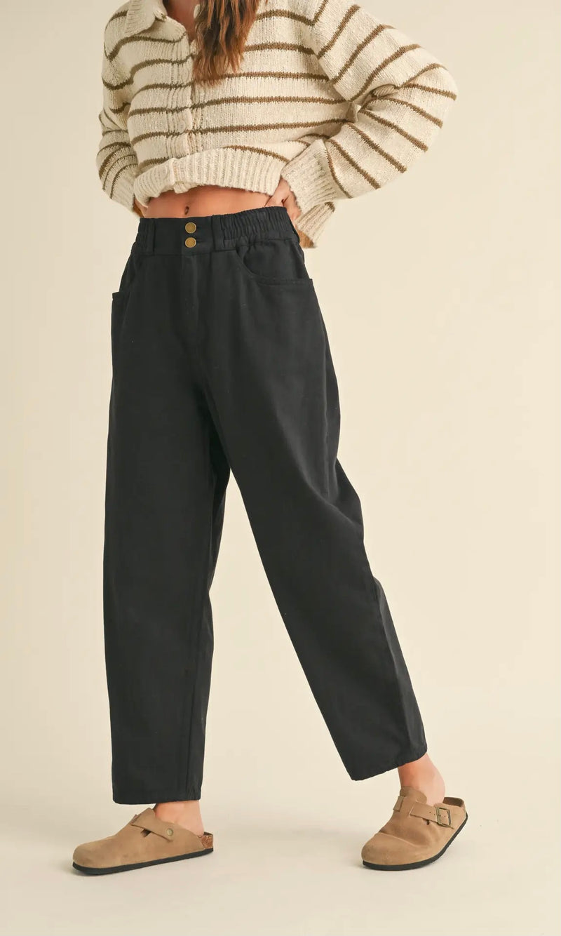 Cotton Barrel Pants