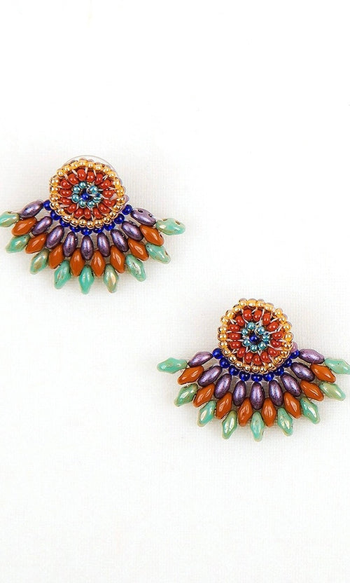 Duo Post Earrings (Multiple Colors)