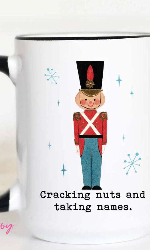 Christmas 15oz Cracking Nuts & Taking Names Mug