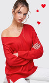 Soft Knit V-neck Long Sleeve *color options*