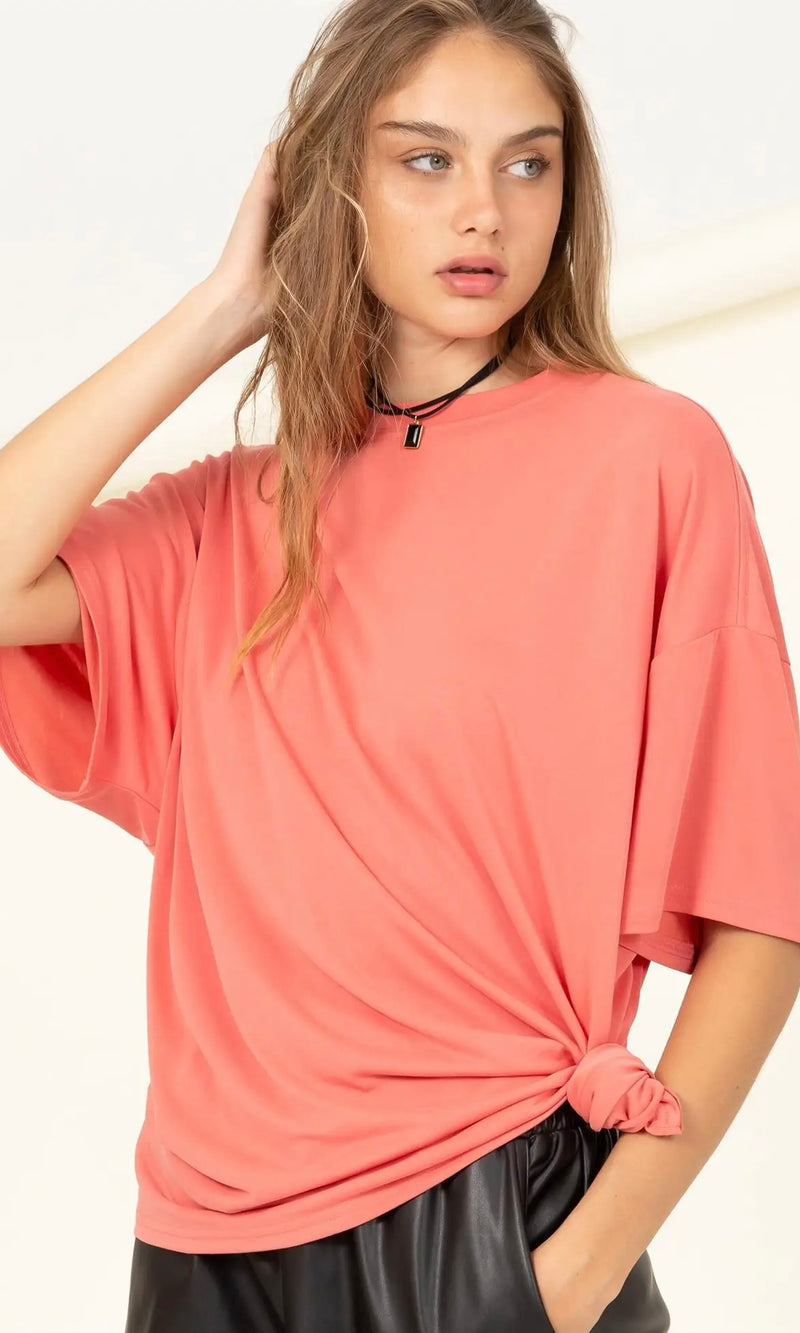 Spring Oversized Tee Multiple Colors
