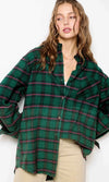 Two Tone Wash Button Down Plaid Flannel