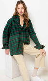 Two Tone Wash Button Down Plaid Flannel