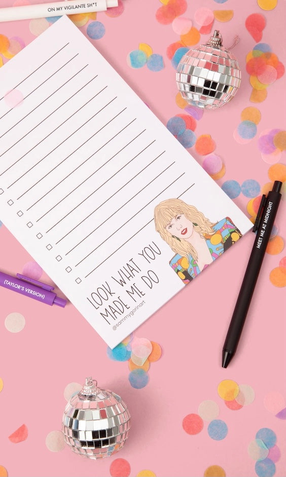 Look What You Made Me To-Do Notepad