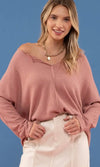 Split Neck Top Sienna