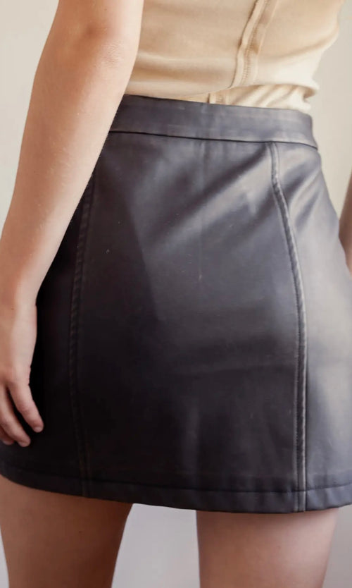 Leather Skirt