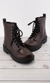 Brown Combat Boots