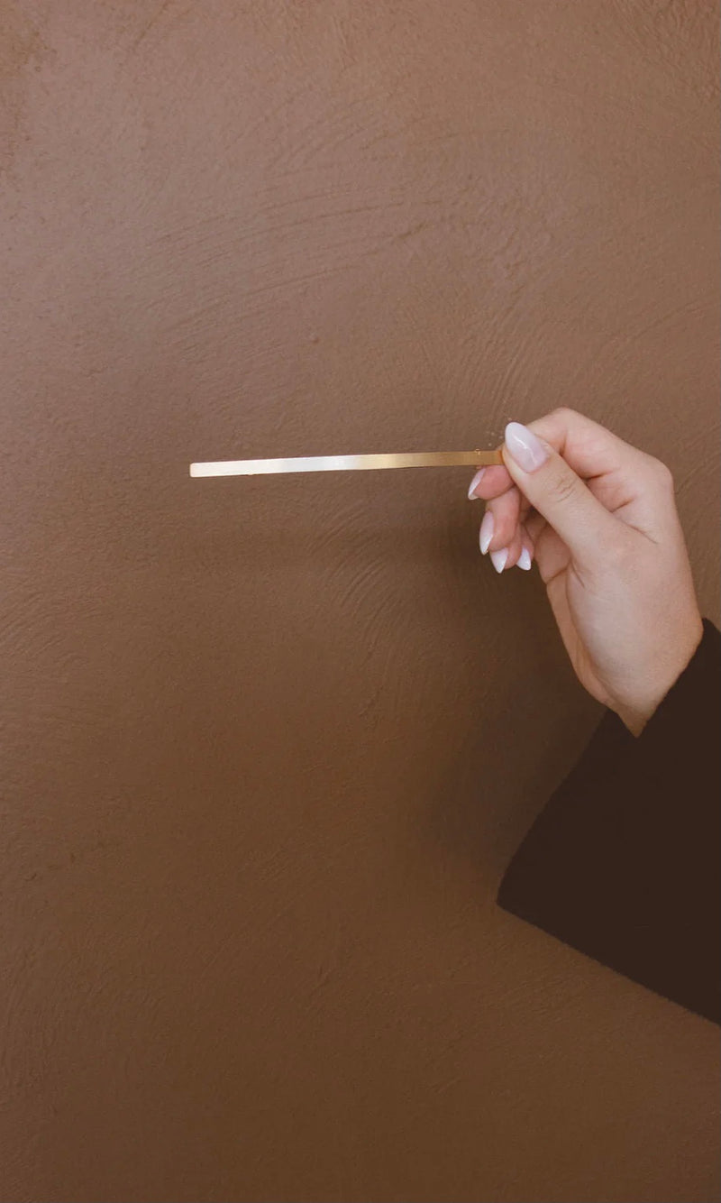 Bronzed Thin French Barrette