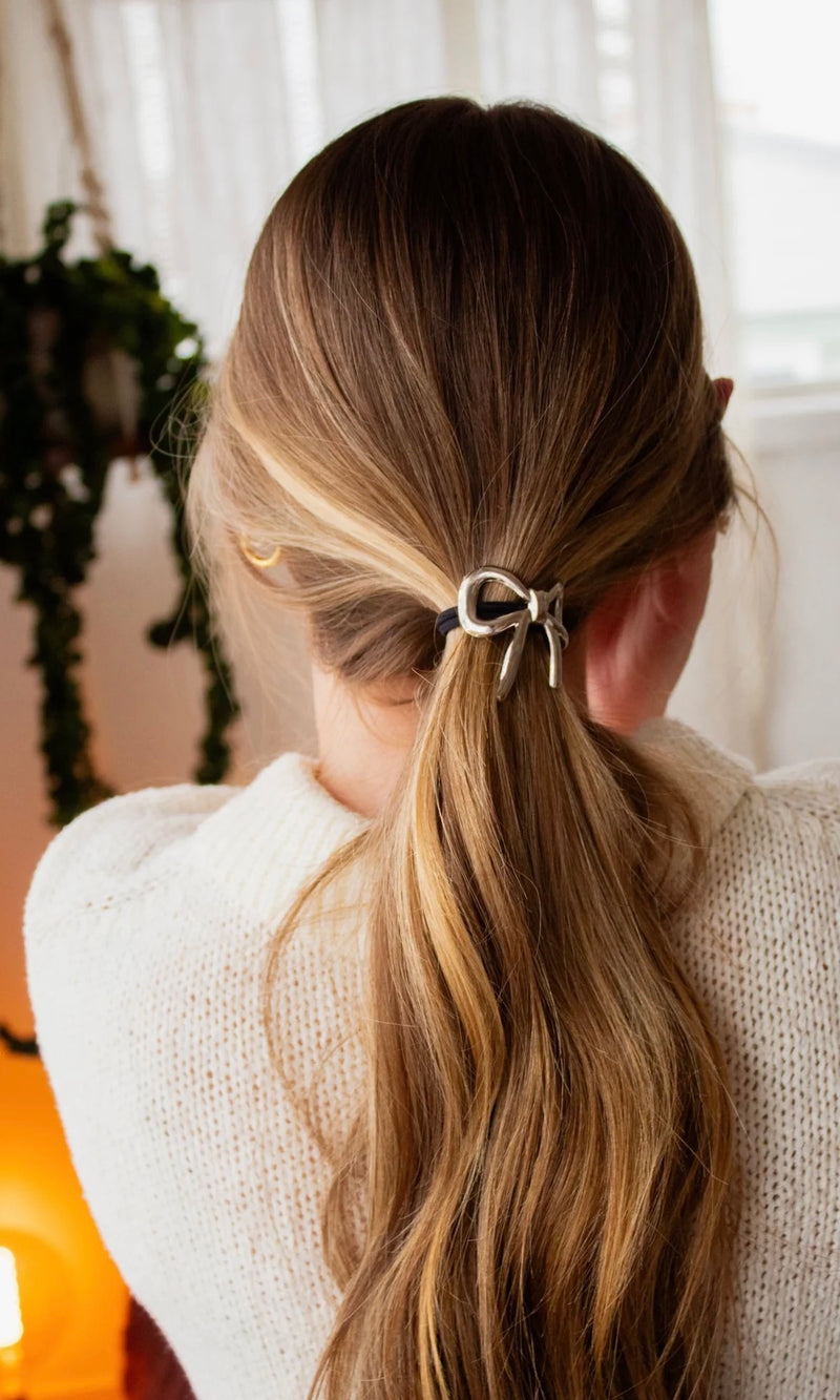 Glided Bow Ponytail Cuff(S)