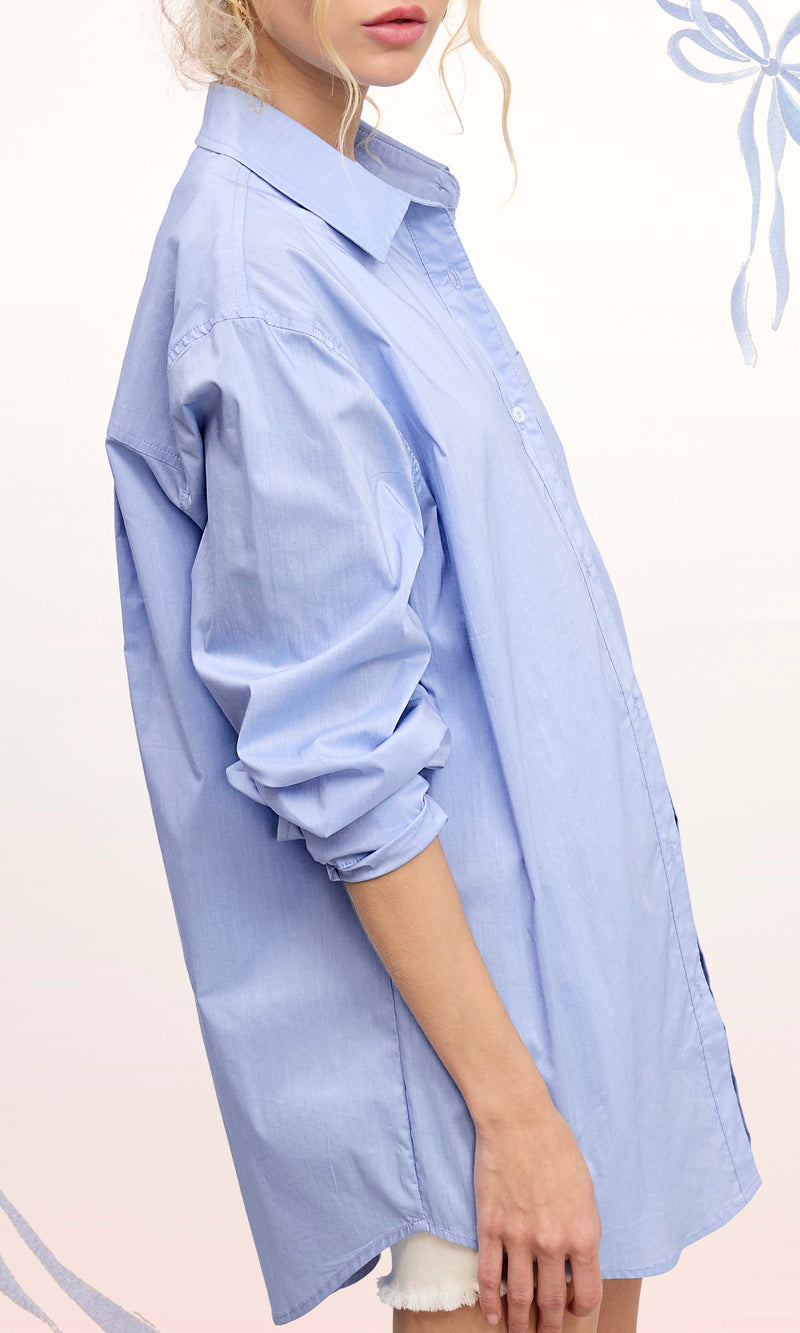 Button Down Shirt Blue