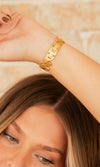 Squiggle Chain Gold Watch Band