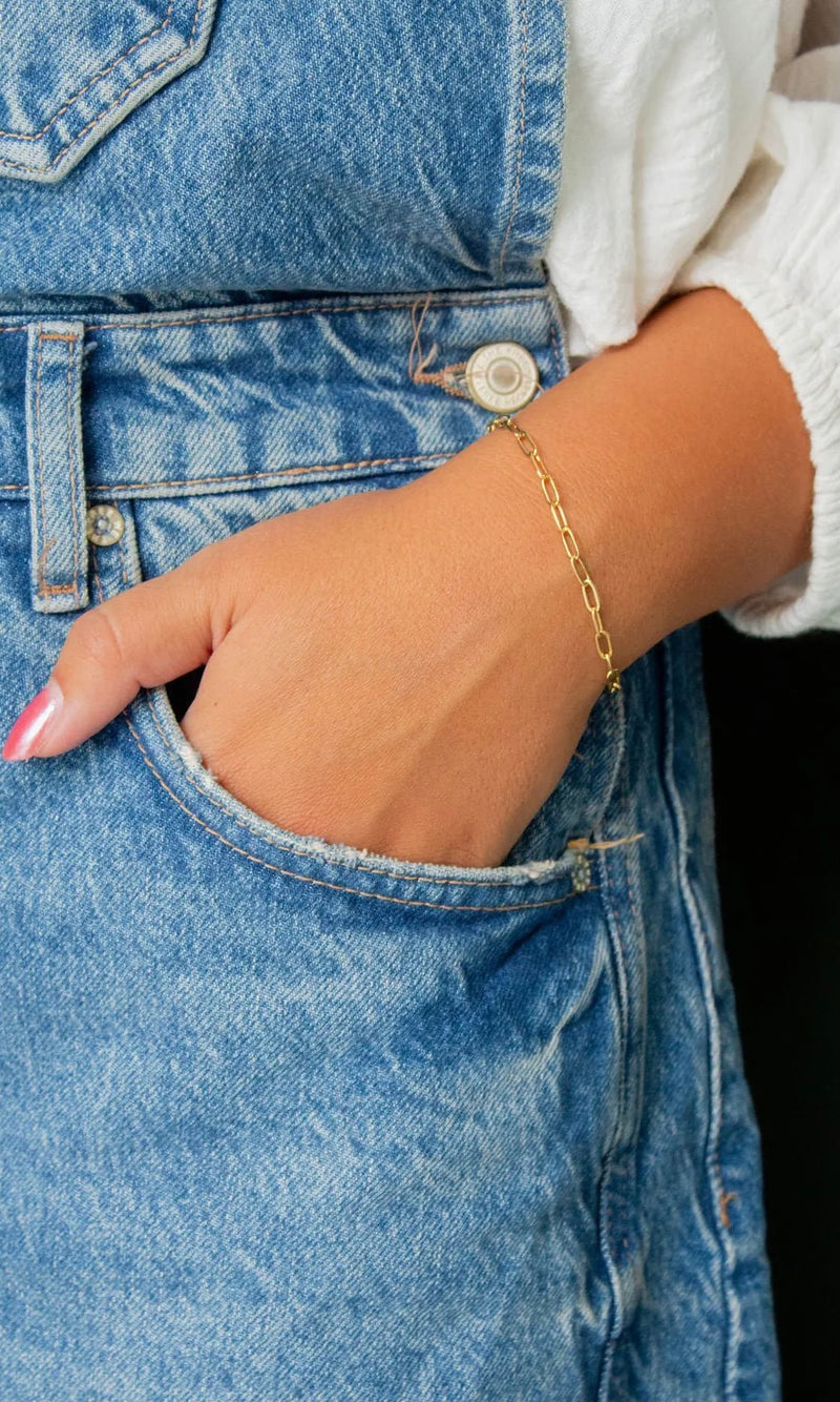 Paperclip Chain Bracelet