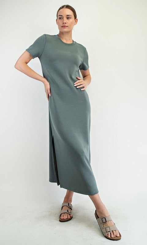 Poly Span Maxi Dress *Options*