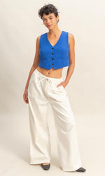 Elastic Waist Loose Fit Jeans