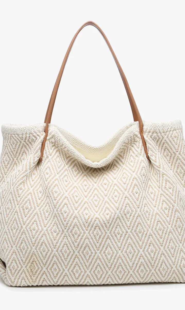 Boho Printed Cotton Tote