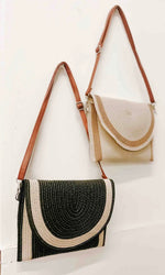 Woven Crossbody Clutch Bag