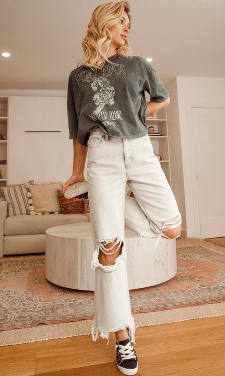 Too Young 90s Ankle Flare Denim